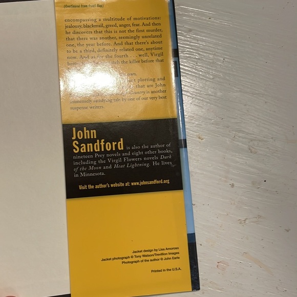 2009 John Sanford Rough Country New York Times Best Seller - Picture 5 of 13